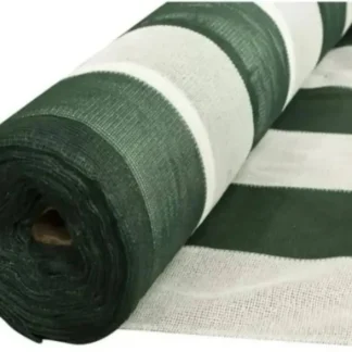TELA 1/2 SOMBRA AL 80% (VERDE Y BLANCO)