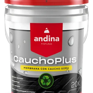 Membrana Liquida Con Caucho Goma - Andina 20kg - Impermeable - Blanco - Gris